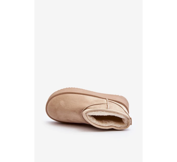Dámské Sněhule Na Podrážce Beige model 21645981 - Boto