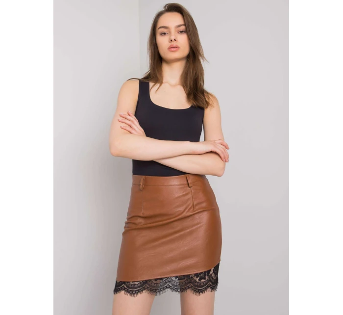 Spódnica DHJ SD model 20961760 brązowy - FPrice