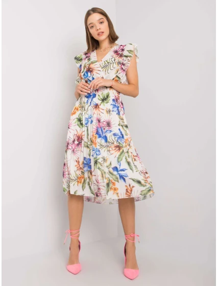 Šaty DHJ SK model 17508441 bílé a zelené - FPrice