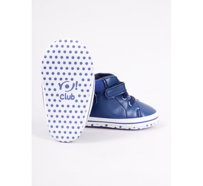Yoclub Detské chlapčenské topánky OBO-0198C-1900 Navy Blue