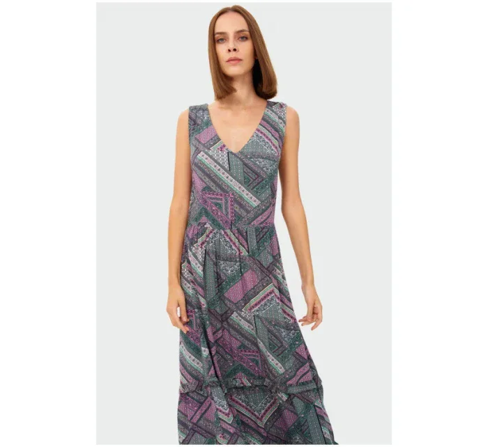 Dámské maxi šaty model 17461534 - Greenpoint Dámské maxi šaty model 17461534 - Greenpoint