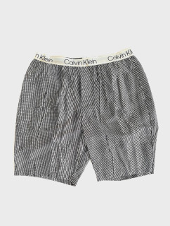 Pánske pyžamové šortky 000NM2179E C6S čiernobiele - Calvin Klein