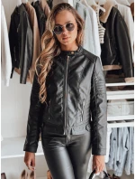 Dámská kožená bunda black Dstreet model 21990633 - FashionStreet