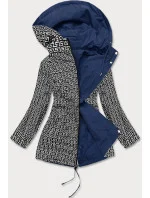 Tmavě dámská bunda parka 2 v 1 model 15904406 - SPEED.A Tmavě dámská bunda parka 2 v 1 model 15904406 - SPEED.A