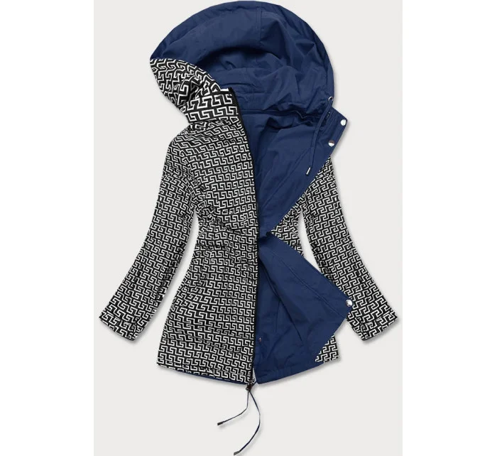 Tmavě dámská bunda parka 2 v 1 model 15904406 - SPEED.A Tmavě dámská bunda parka 2 v 1 model 15904406 - SPEED.A