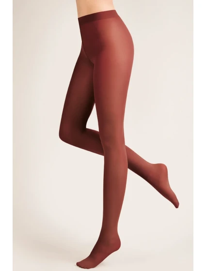 Pančucháče zimné Microfibra burgundy - GABRIELLA