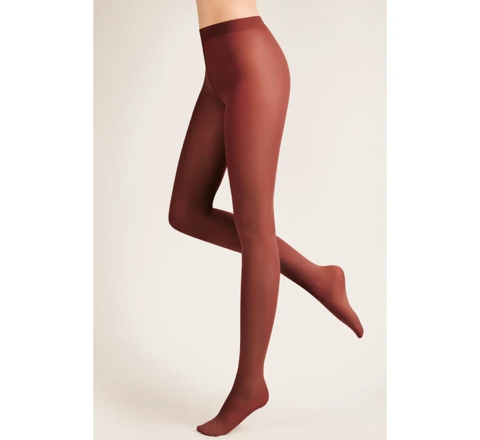 Pančucháče zimné Microfibra burgundy - GABRIELLA