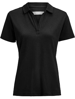 Scarsdale Polo Women Dámské piqué polo z těžké bavlny model 22453780 black - James Harvest