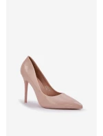 Lakované Lodičky S  Béžové model 21684963 - Boto