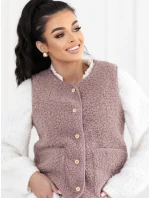 Kamizelka CS KZ model 21937144 ciemny bezowy - FPrice