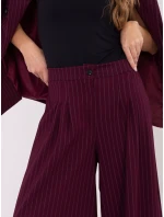Spodnie IT SP model 21757241 bordowy - FPrice