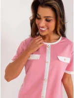 Blúzka LK BZ 509610.42 ružová Blúzka LK BZ 509610.42 ružová