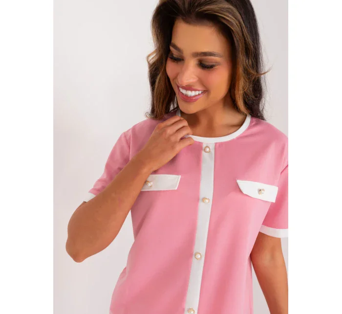 Blúzka LK BZ 509610.42 ružová Blúzka LK BZ 509610.42 ružová