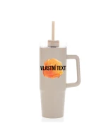 Personalizovaná cestovní termoska s průhledným víčkem - Akvarelový otisk Personalizovaná cestovní termoska s průhledným víčkem - Akvarelový otisk