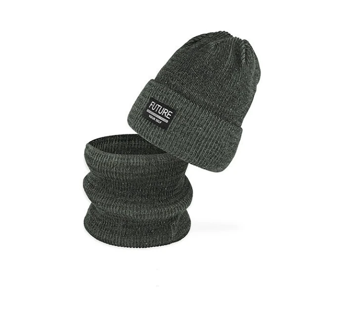 model 21413494 Chlapecká sada čepice a bundy - AJS