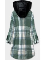 Zelená dámská košilová bunda model 18359824 - Ann Gissy Zelená dámská košilová bunda model 18359824 - Ann Gissy