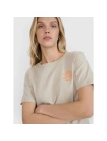 Dámské tričko oversize s potiskem model 21433349 - 4F