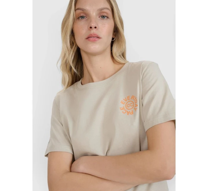 Dámské tričko oversize s potiskem model 21433349 - 4F