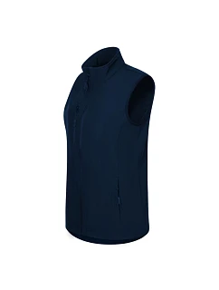 Dámska softshellová vesta Trail (tmavomodrá)