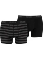Pánske boxerky Stripe 1515 2Pack 591015001 200 Black/grey - Puma