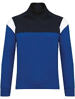 PA Dětská tréninková mikina s 1/4 zipem 20.P dark royal model 22423517 - Kariban ProAct