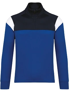 PA Dětská tréninková mikina s 1/4 zipem 20.P dark royal model 22423517 - Kariban ProAct