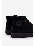 Dámské klasické vysoké tenisky Big Star model 21611825 Černé - Big Star Shoes