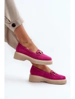 Semišové Dámské Mokasíny S Ozdobou model 21652588 - Zazoo