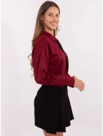 Košile DHJ KS model 20731266 bordó - FPrice Košile DHJ KS model 20731266 bordó - FPrice