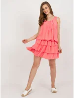 Sukienka TW SK BI model 18604903 koralowy - FPrice Sukienka TW SK BI model 18604903 koralowy - FPrice