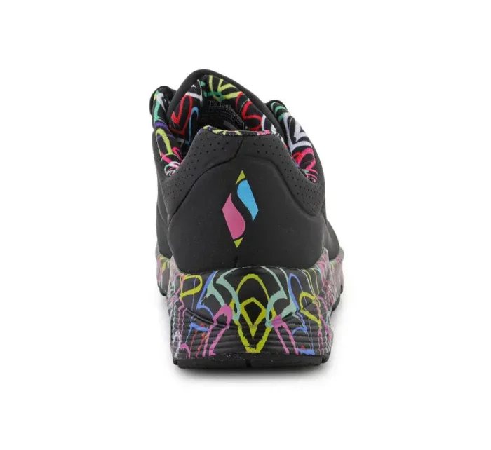Dámska obuv Uno Loving Love W 155506-BBK čierna-mix - Skechers