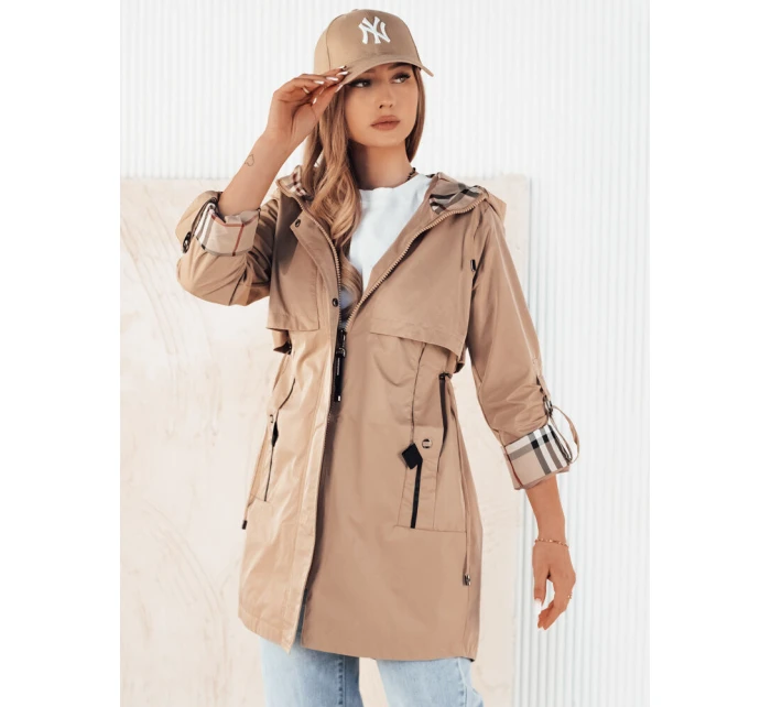 Dámská přechodná bunda béžová Dstreet model 21974324 - FashionStreet