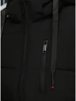 Pánská prošívaná zimní bunda s kapucí černá Dstreet model 21995387 - FashionStreet