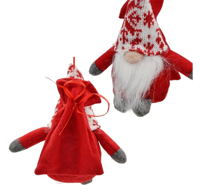 DEKORATÍVNY ZÁZRAK S DARČEKOVÝM VRECÚŠKOM 15CM ČERVENÝ