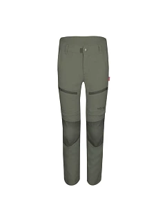 Detské nohavice Nordfjord Slim Fit Clay Green so zipsom (853-328) Detské nohavice Trollkids so zipsom pre chlapcov/dievčatá