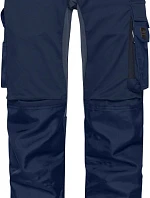 Daiber JN 1812 (42–60) Pracovné strečové nohavice „Slim Line“ 02.112M tmavomodrá/uhlíková