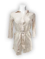 Dámsky plážový župan B033 Beige - Selmark