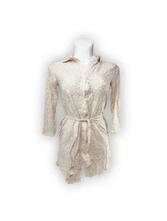 Dámský plážový župan model 21183161 béžový - Selmark