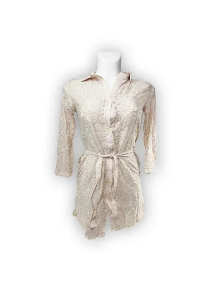 Dámsky plážový župan B033 Beige - Selmark