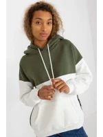 Dámska mikina Model AP-BL-AP-3001.98P Kaki - Rue Paris