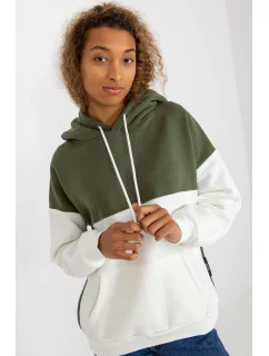 Dámska mikina Model AP-BL-AP-3001.98P Kaki - Rue Paris