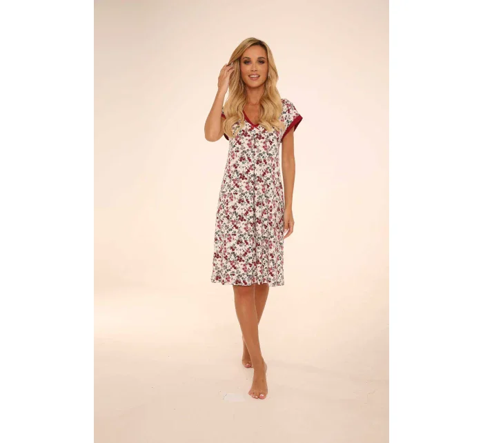 Dámska nočná košeľa DE LAFENSE 466 Mia kr / r S-2XL