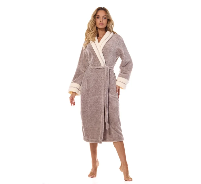 Dlouhý dámský župan 2409 model 20207311 M2XL - L&L