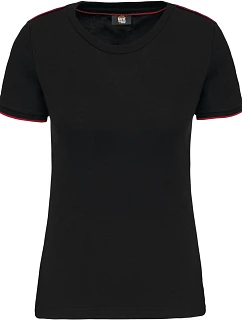 Dámské pracovní tričko "DaytoDay" 20. black/red model 22432012 - WK