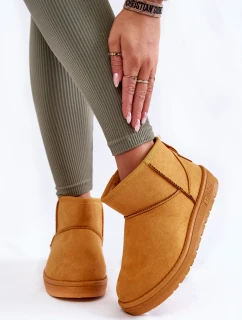 Damskie Ocieplane Śniegowce Big Star KK274289 Brązowe