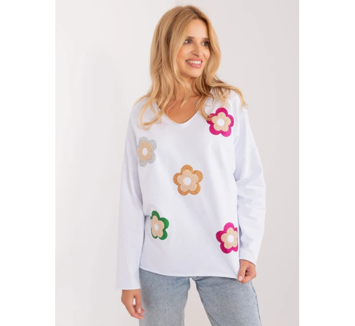 Bluzka DHJ BZ model 19648822 biały - FPrice Bluzka DHJ BZ model 19648822 biały - FPrice