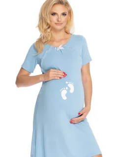 Tehotenská nočná košeľa model 147483 PeeKaBoo