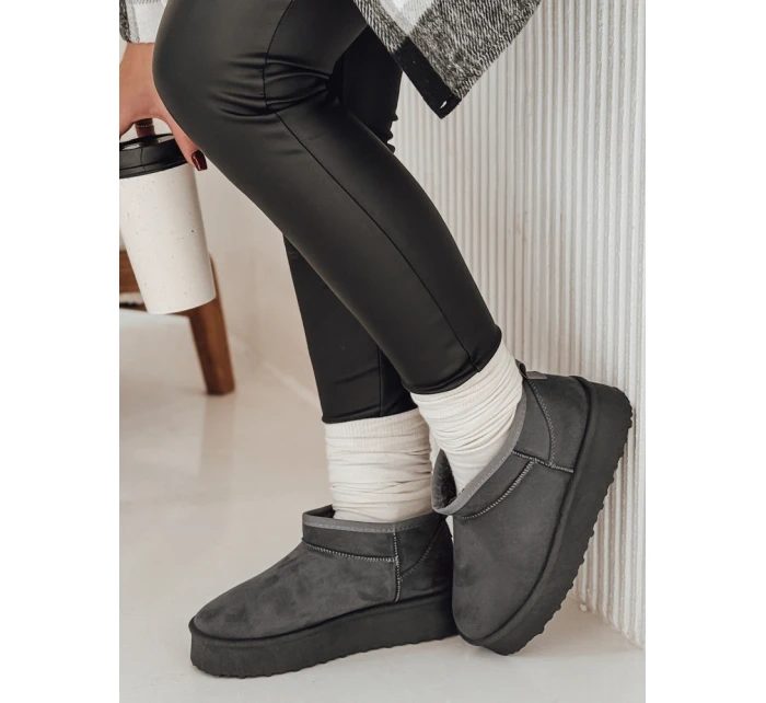 Dámské boty šedé Dstreet model 21981878 - FashionStreet Dámské boty šedé Dstreet model 21981878 - FashionStreet