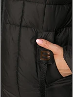 Kurtka damska pikowana z kapturem czarna model 22341075 - FashionStreet