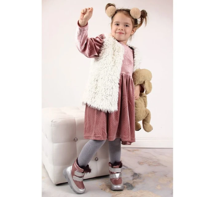 Nepromokavé sněhule s membránou na suchý zip Jr model 17829297 - Kornecki Nepromokavé sněhule s membránou na suchý zip Jr model 17829297 - Kornecki